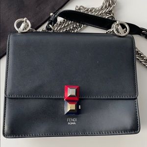 Pre-loved Authentic Fendi Kan I bag in small